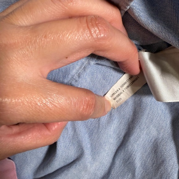 Ralph Lauren Shirt Mens Large Multicolor Pastel Colorblock LS Button Down - Picture 8 of 11